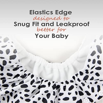 Wegreeco Cloth Diapers 5 Pack with Bamboo Inserts
