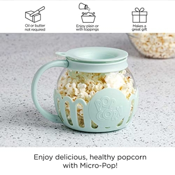 Ecolution Popcorn Popper - BPA Free, 3-in-1 Lid