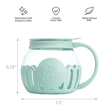 Ecolution Popcorn Popper - BPA Free, 3-in-1 Lid