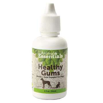 Animal Essentials Healthy Gums for Dogs & Cats - Dental Care, All Natural Pet Supplement - 1 Fl Oz