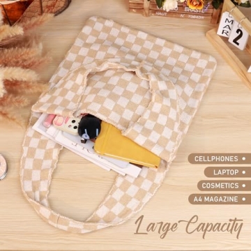 hatisan Crochet Beach Tote Bag for Women Summer Style