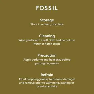 Fossil Women's Engravable Necklace - Chic and Personalized