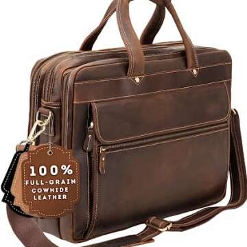 Elegant Leather Briefcase for Professionals