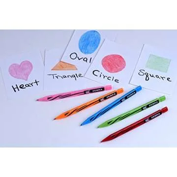 Zebra Cadoozles Starters Colored Mechanical Pencil, 2.0mm Point Size, Assorted Colors, 12-Count