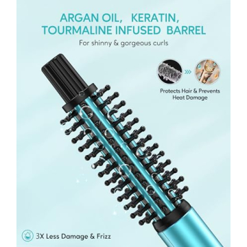 FARERY Mini Curling Brush 3 Temperature Adjustable