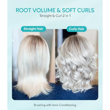 FARERY Mini Curling Brush 3 Temperature Adjustable