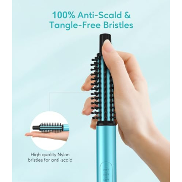 FARERY Mini Curling Brush 3 Temperature Adjustable