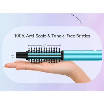 FARERY Mini Curling Brush 3 Temperature Adjustable