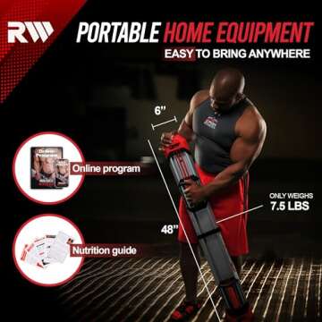 IRON CHEST MASTER Push Up Machine | Home Fitness Equipment for Chest Workouts | Home Gym Equipment Includes Adjustable Resistance Bands and a Unique Fitness Program | Tension Level - 120 lbs.