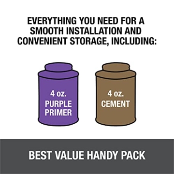 Oatey PVC Cement and Purple Primer Handy Pack 4 oz