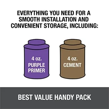 Oatey PVC Cement and Purple Primer Handy Pack 4 oz