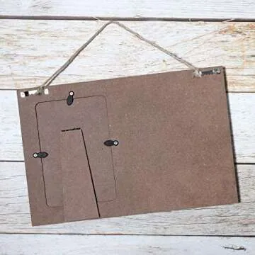 SELORY Unique Wooden Picture Frame Gift for Couples