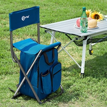 PORTAL Backpack Cooler Chair - Perfect for Camping and Hiking