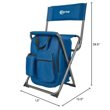 PORTAL Backpack Cooler Chair - Perfect for Camping and Hiking