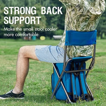PORTAL Backpack Cooler Chair - Perfect for Camping and Hiking