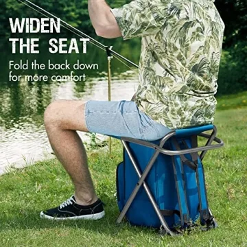 PORTAL Backpack Cooler Chair - Perfect for Camping and Hiking
