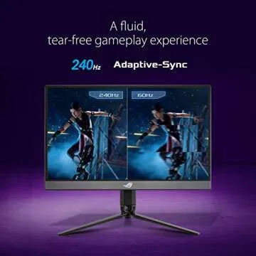 ASUS ROG Strix 17.3" 1080P Portable Gaming Monitor (XG17AHP)-FHD, IPS, 240Hz, Adaptive-Sync, Built-i...