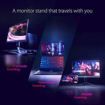 ASUS ROG Strix 17.3" 1080P Portable Gaming Monitor (XG17AHP)-FHD, IPS, 240Hz, Adaptive-Sync, Built-in Battery, ROG Bag, Tripod Stand, USB Type-C, Micro HDMI for Laptop, PC, Console, 3-Year Warranty