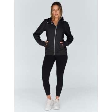 Trendy Queen Womens Zip Up Hoodies Fleece Jackets Oversized Sweatshirts Fall Fashion Outfits Sweater...