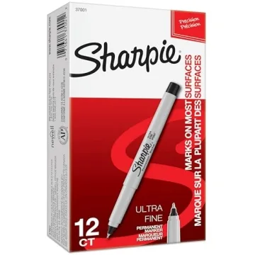 Sharpie Permanent Markers Set for Precise Art and Crafting