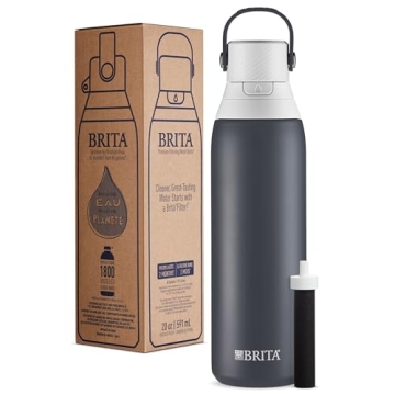 Brita Stainless Steel Filtering Water Bottle 20oz