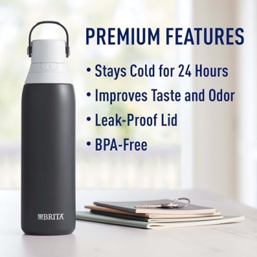 Brita Stainless Steel Filtering Water Bottle 20oz