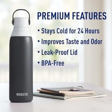 Brita Stainless Steel Filtering Water Bottle 20oz