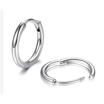 Small Sterling Silver Hoop Earrings Set for All Occasions
