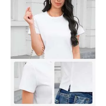 Stelle Women's Stylish Cotton T-Shirts for Summer