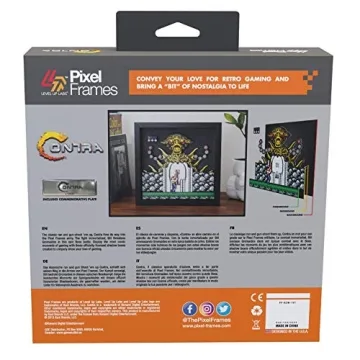 Get Level Up Labs Pixel Frames Contra Alien Boss 3D Shadow Box Art