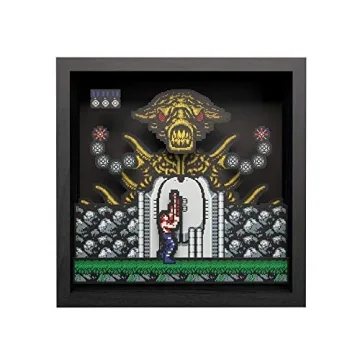 Get Level Up Labs Pixel Frames Contra Alien Boss 3D Shadow Box Art