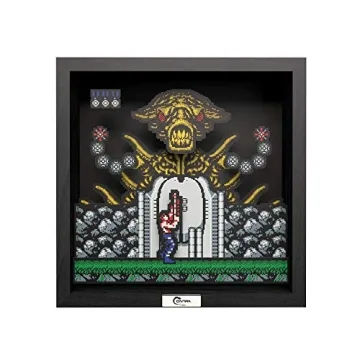 Get Level Up Labs Pixel Frames Contra Alien Boss 3D Shadow Box Art