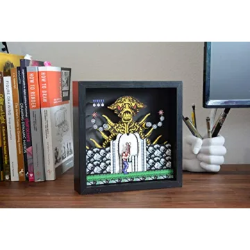 Get Level Up Labs Pixel Frames Contra Alien Boss 3D Shadow Box Art