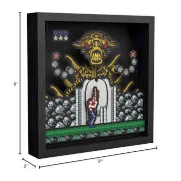 Get Level Up Labs Pixel Frames Contra Alien Boss 3D Shadow Box Art