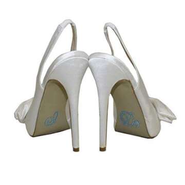 Classy Bride I Do Stickers for Bridal Shoes – Rhinestone Wedding Shoe Stickers for Wedding Day – Ideal Bachelorette Gift for Brides or Bride Gift