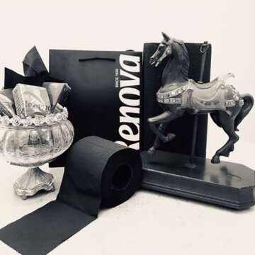 Renova Black Toilet Paper - 3-Ply Luxury Rolls Pack