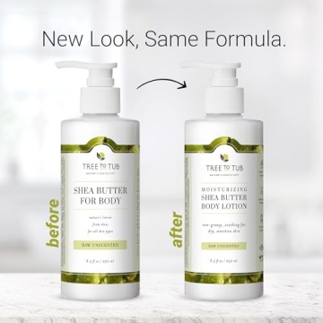 Tree to Tub Unscented Shea Butter Body Lotion for All