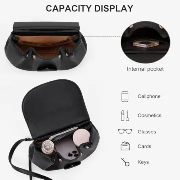 Designer Mini Faux Leather Shoulder Bag Women's Fashion