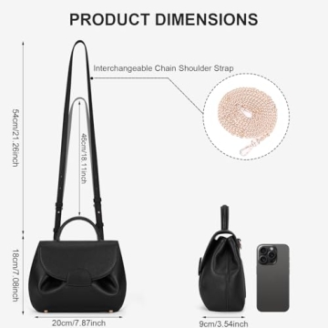 Designer Mini Faux Leather Shoulder Bag Women's Fashion