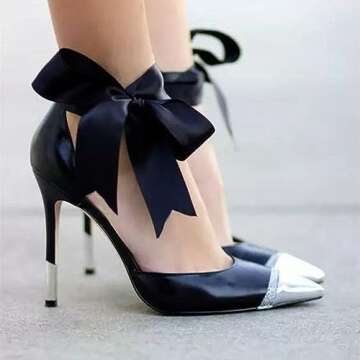 Double Face Black Satin Ribbon 50 Yards for Gift Wrapping