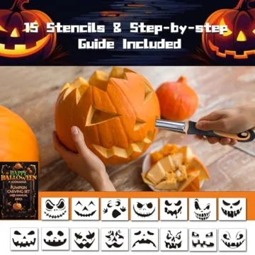 Halloween Pumpkin Carving Kit 33 PCS for Kids & Adults