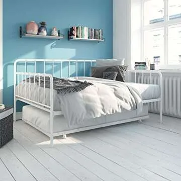 DHP LikeHome Aaron Full Size Daybed & Twin Trundle Frame