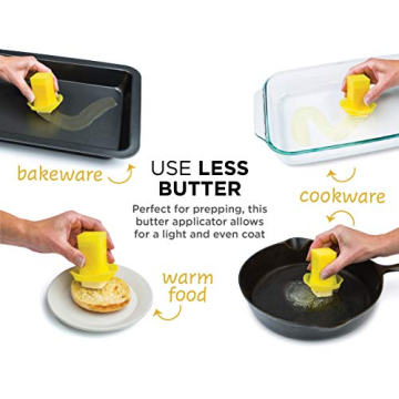 FusionBrands ButterEasy Butter Spreader & Holder - Effortless Spreading