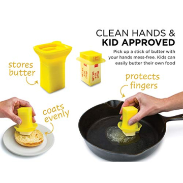 FusionBrands ButterEasy Butter Spreader & Holder - Effortless Spreading