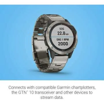 Garmin quatix 6 Marine Smartwatch, Boat Connectivity