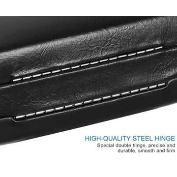 【2 PACK】5-in-1 Contact Lens and Glasses Case Combo Travel Kit (Glasses Case, Contact Lens Case, Contact Lens Travel Size Bottle, Contact Lens Applicator Tool and Mirror)