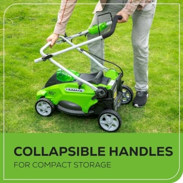 Greenworks 40V 16" Cordless Lawn Mower for Effortless Cutting