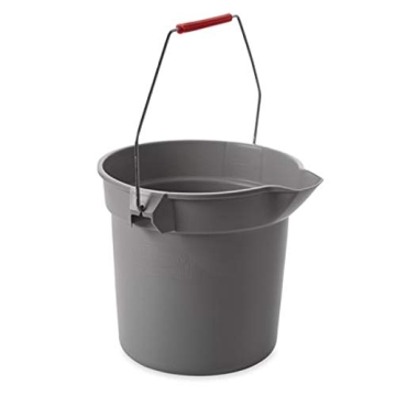 Rubbermaid 14 Quart Heavy-Duty Round Bucket for All Tasks