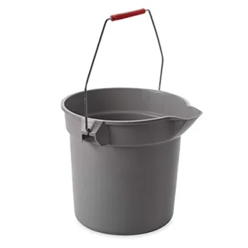 Rubbermaid 14 Quart Heavy-Duty Round Bucket for All Tasks
