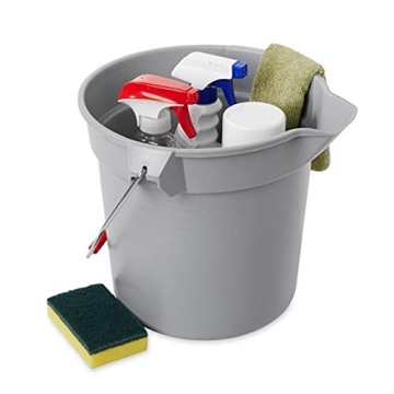 Rubbermaid 14 Quart Heavy-Duty Round Bucket for All Tasks